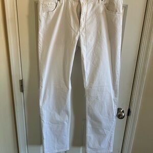 Alberto W36 L34 Stone Modern Fit Superfit Broken Twill White Men's Jeans